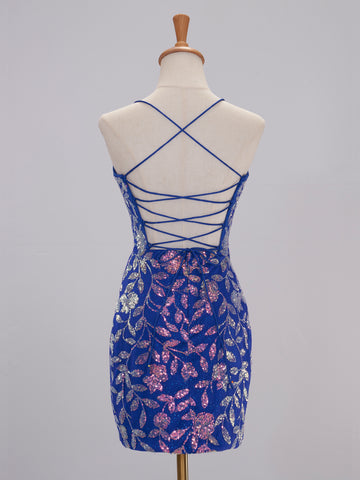 Addison Royal Blue Bodycon Homecoming Dress